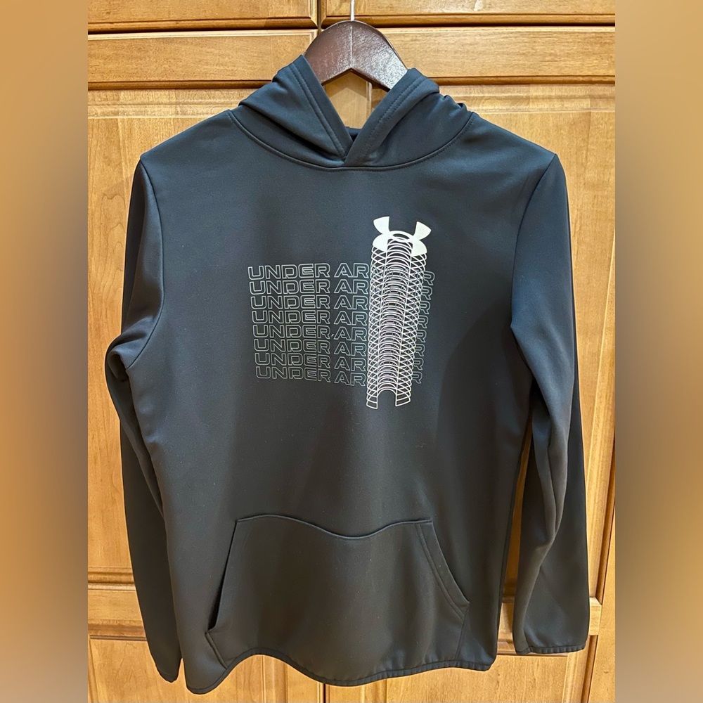 Under Armour Black Graphic Hoodie - Youth XL